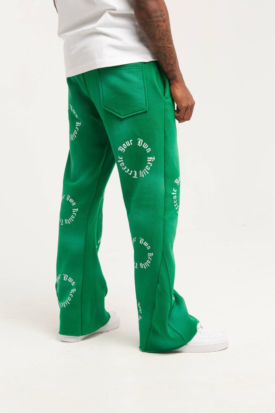 LGXY Flared Sweat Pants (Green)