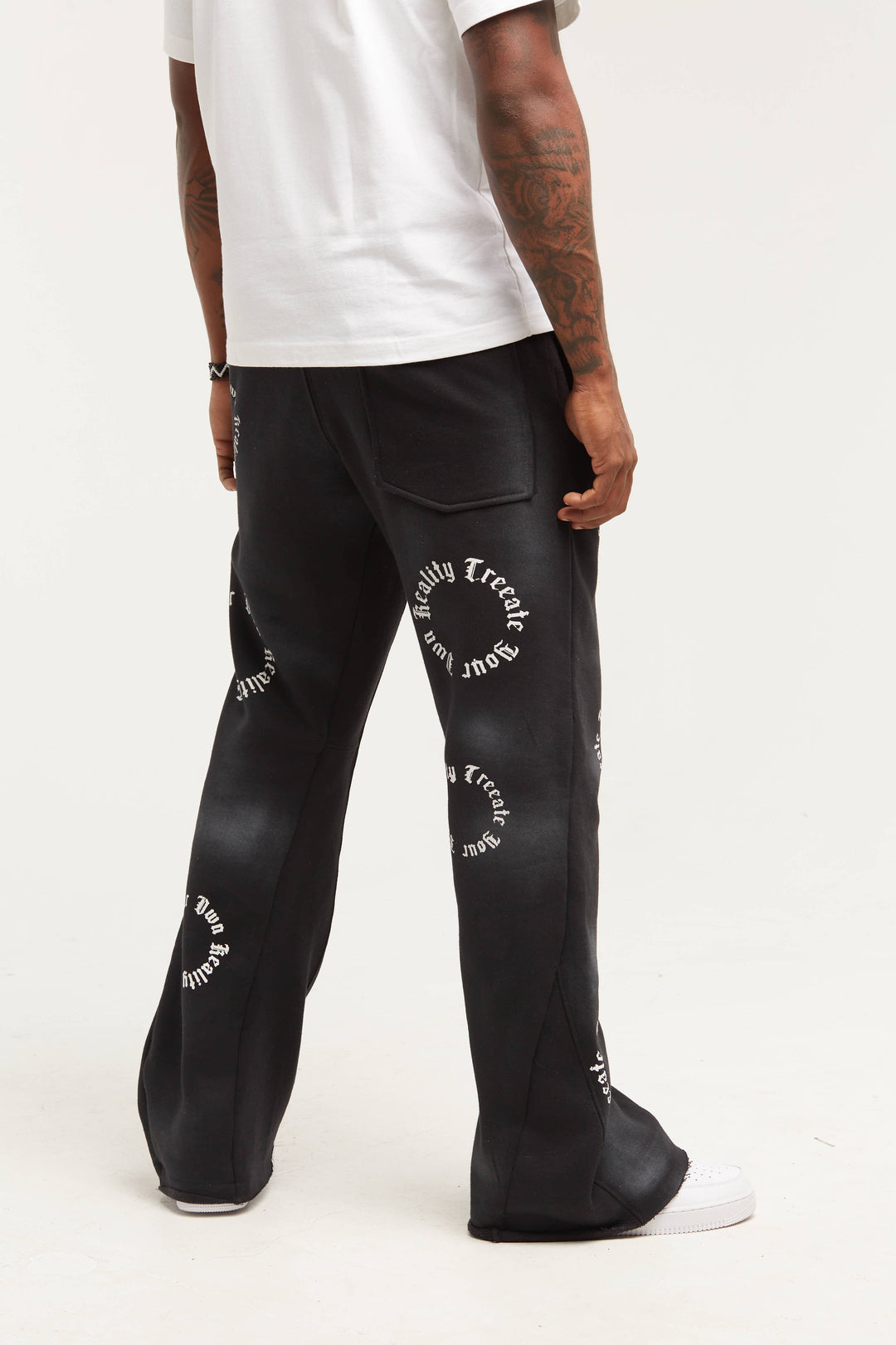 LGXY Flared Sweat Pants (Black)