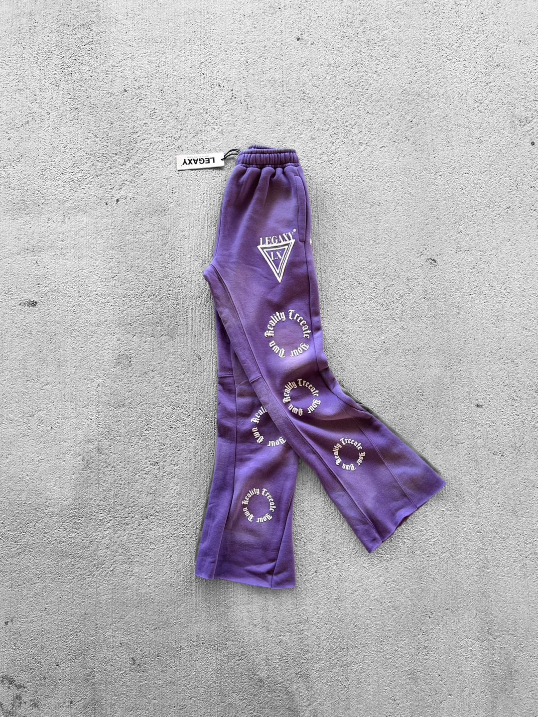 LGXY Flared Sweat Pants (Pastel Purple)