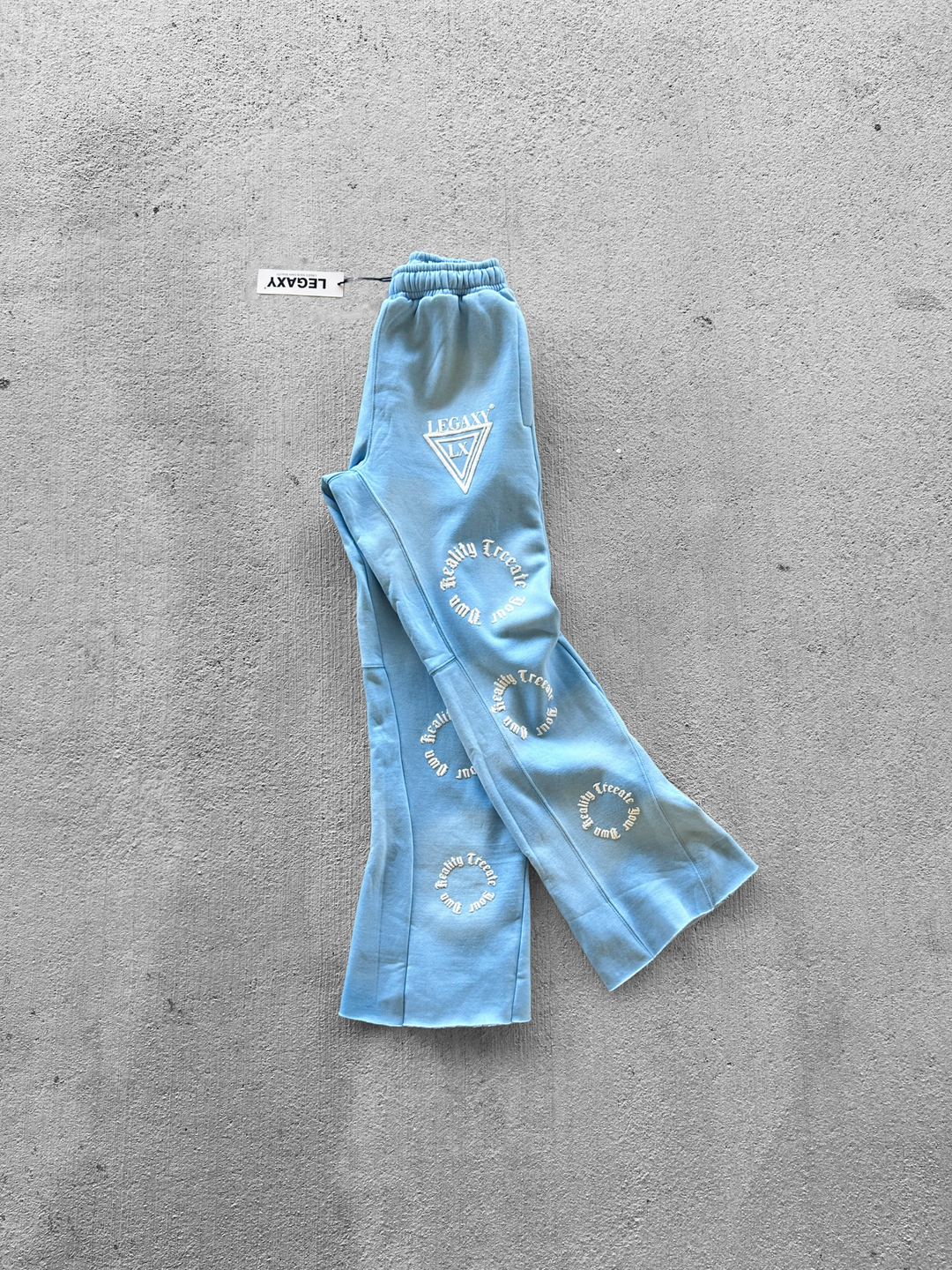 LGXY Flared Sweat Pants (Pastel Blue)